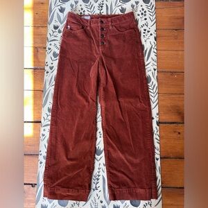 Stio Rivet High-rise cords, Size 8